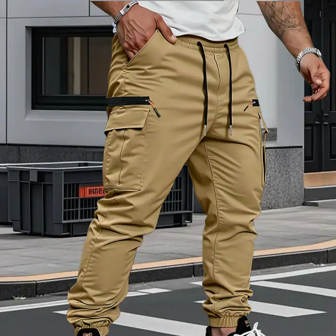 Bruno | Pantalones jogger elásticos Cargo para hombre