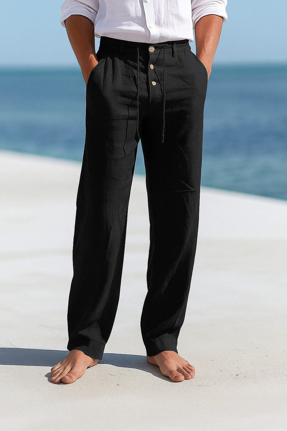Thiago | Elegantes pantalones de lino para hombre